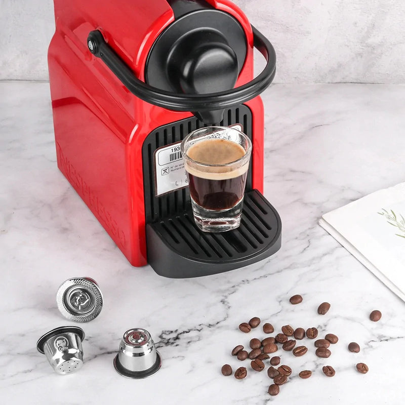 Stainless Steel Refillable Coffee Capsule and Accessories